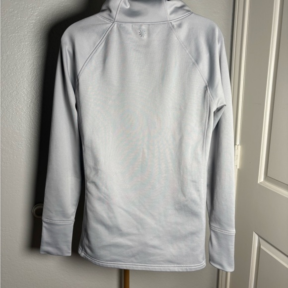 Athleta Soft Gray Cowl Neck Sweater - Picture 3 of 12